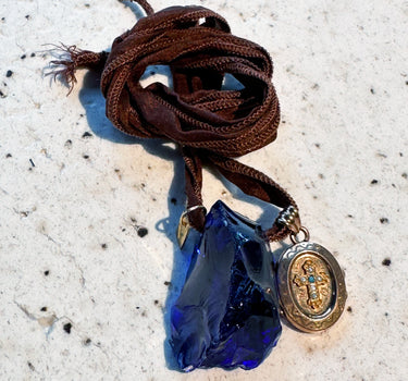 Silk Ribbon Necklace #52