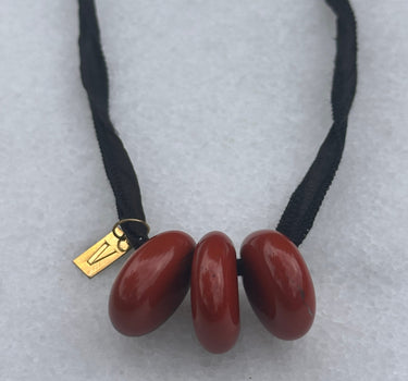 Silk Ribbon Necklace #52