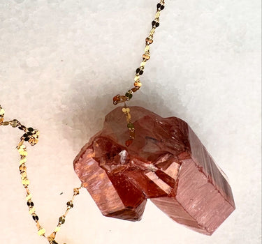 Maroccan Red quartz necklace
