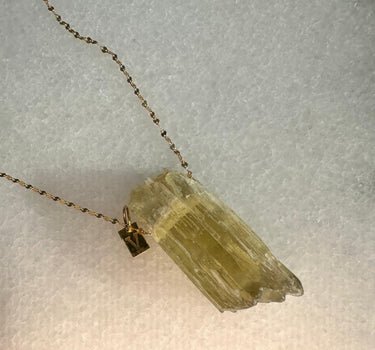 Green Kunzite Necklace