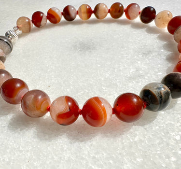 Sardonyx Agate Beaded Necklace