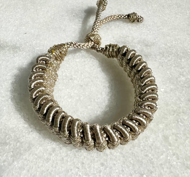 Metallic Thread Bracelet