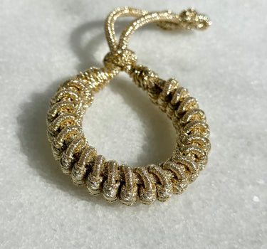 Metallic Thread Bracelet