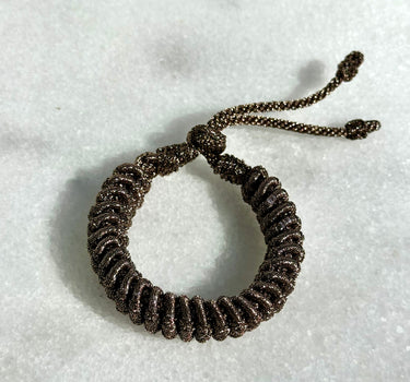 Metallic Thread Bracelet