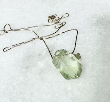 Prasiolite quartz Necklace