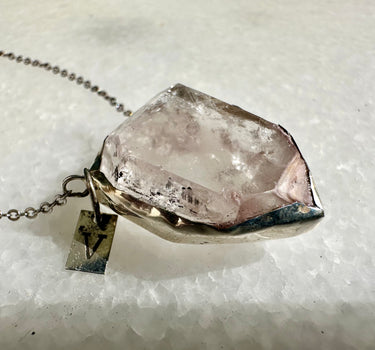 Pink Lithium Necklace