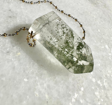 Chlorite Quartz Necklace