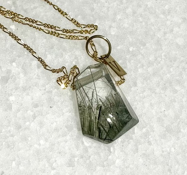 Green Rutilated Necklace