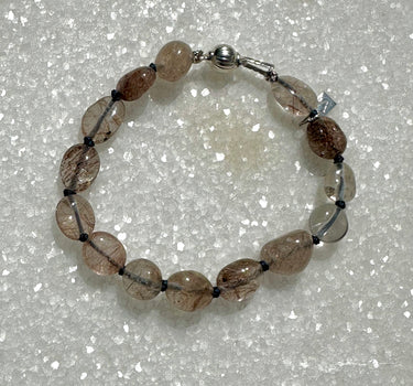 Copper Rutilated Quartz bracelet