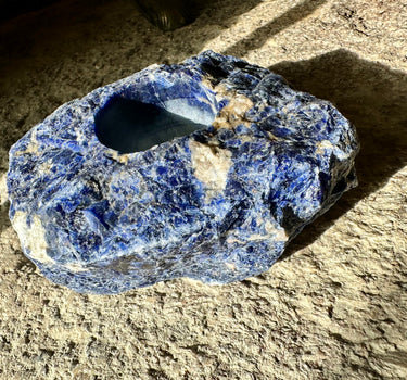 Sodalite Candle Holder