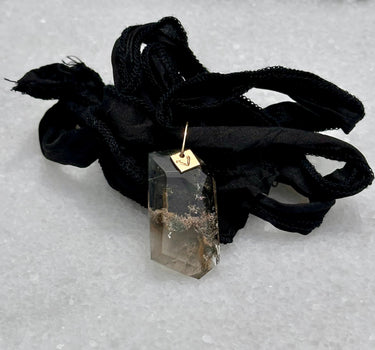 SIlk Ribbon Necklace #36