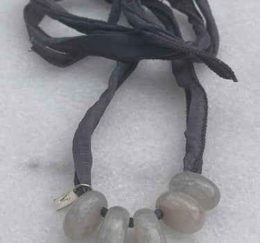 Silk Ribbon Necklace #51