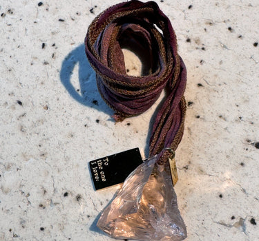 Silk Ribbon Andaras Necklace #54